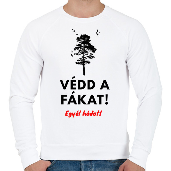 Védd a fákat-Férfi pulóver