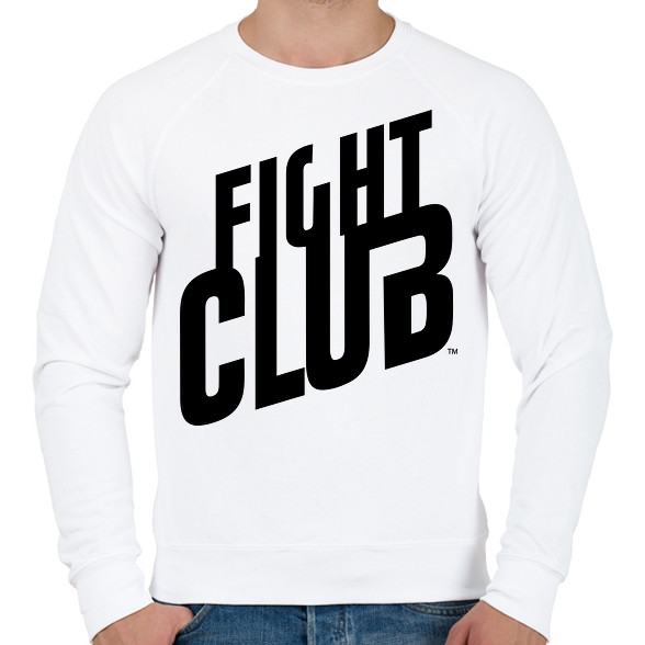 fight club logo-Férfi pulóver