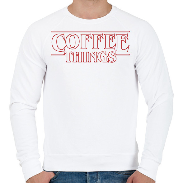 Coffee Things-Férfi pulóver