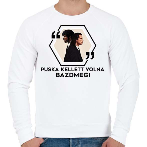 Puska kellett volna!-Férfi pulóver