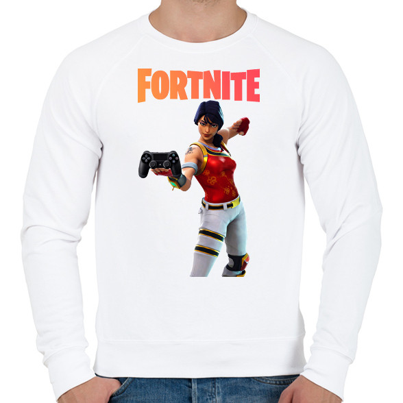 Scarlet Defender Fortnite-Férfi pulóver