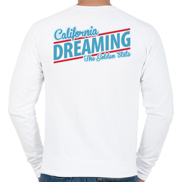 California Dreaming - The Golden State-Férfi pulóver