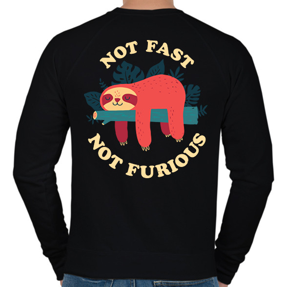 No fast not furious-Férfi pulóver