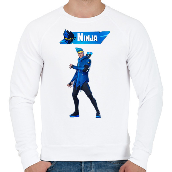 Fortnite Ninja-Férfi pulóver