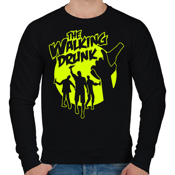 The Walking Drunk-Férfi pulóver