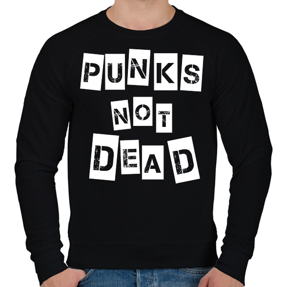 Punks not dead-Férfi pulóver