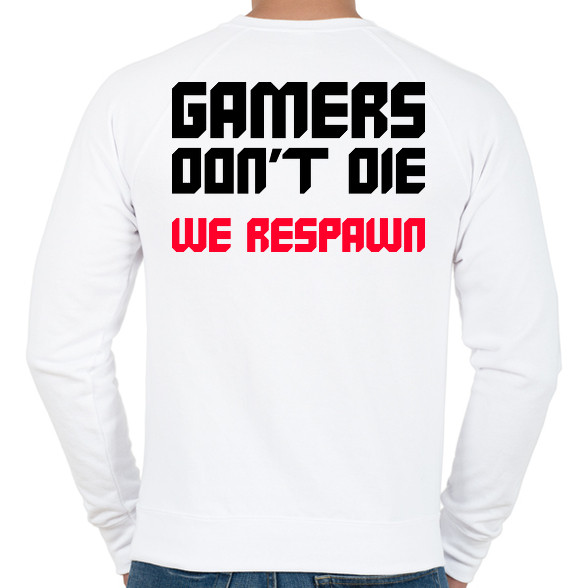 Gamer-Férfi pulóver