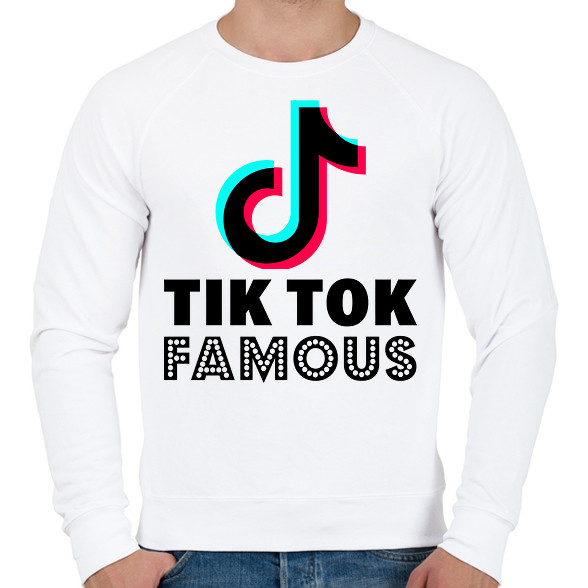 Tiktok Famous-Férfi pulóver