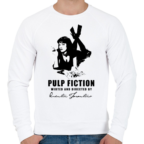 PULP FICTION-BLACK-Férfi pulóver