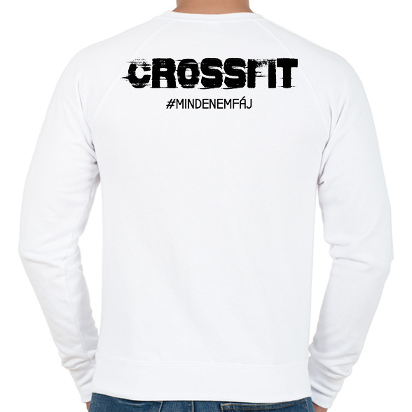 Crossfit - #mindenemfáj-Férfi pulóver