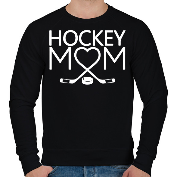 Hockey Mom-Férfi pulóver