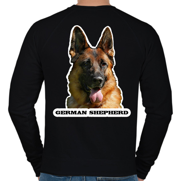 German shepherd-Férfi pulóver