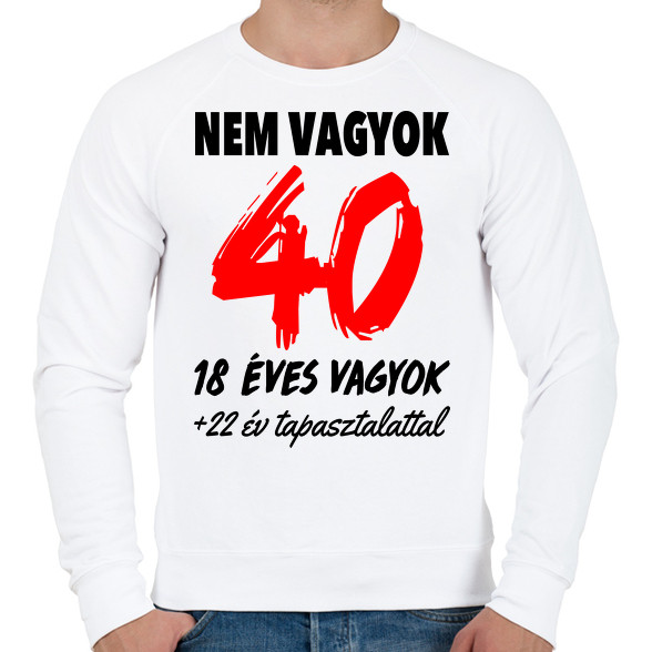 Nem vagyok 40!-Férfi pulóver