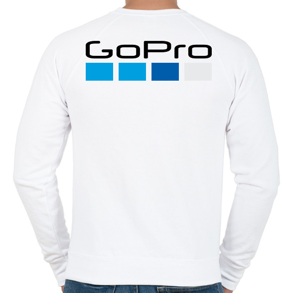 GoPro Logó-Férfi pulóver