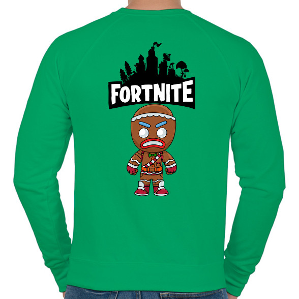 Fortnite Gingerbread skin-Férfi pulóver