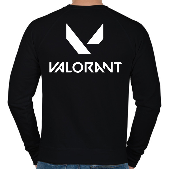 Valorant logo-Férfi pulóver