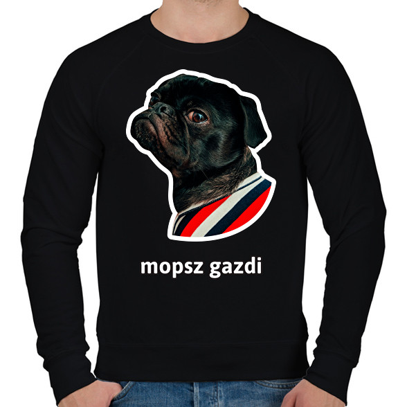 mopsz gazdi-Férfi pulóver