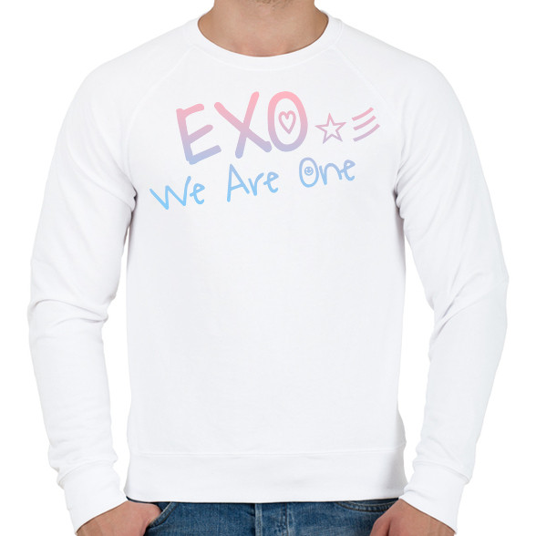 Exo: We are one!-Férfi pulóver