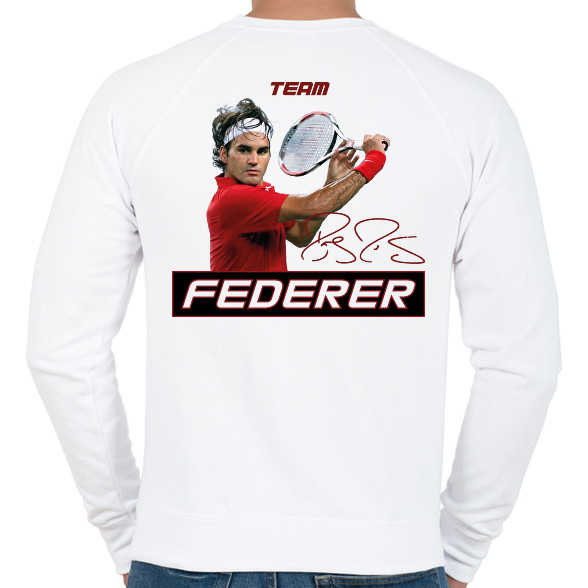 Team Federer-Férfi pulóver