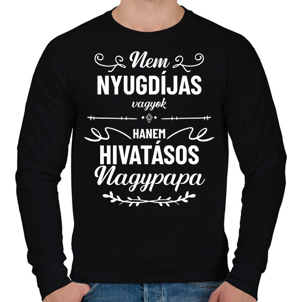 Hivatásos nagypapa-Férfi pulóver