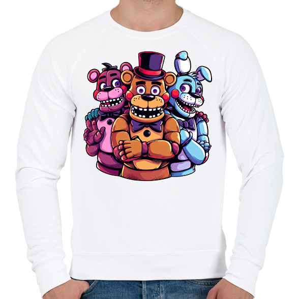 Freddy Fazbear and friends-Férfi pulóver