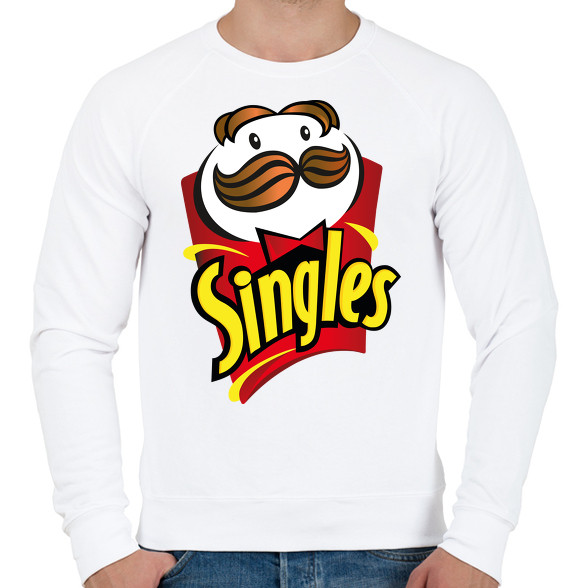 Singles - szinglik - Pringles paródia-Férfi pulóver