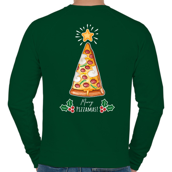 Merry Pizzamas fehér-Férfi pulóver