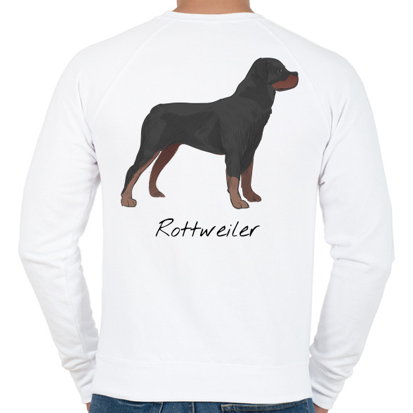 Rottweiler kutya-Férfi pulóver