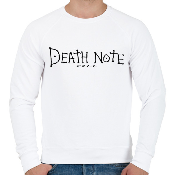 Death note (fekete)-Férfi pulóver