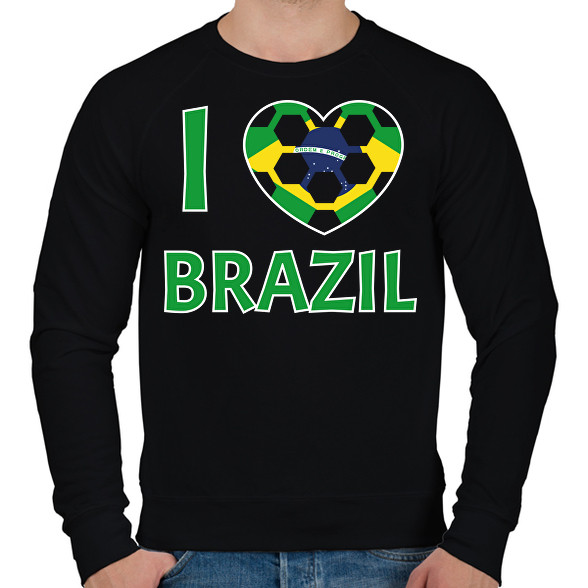 I love Brazil-Férfi pulóver