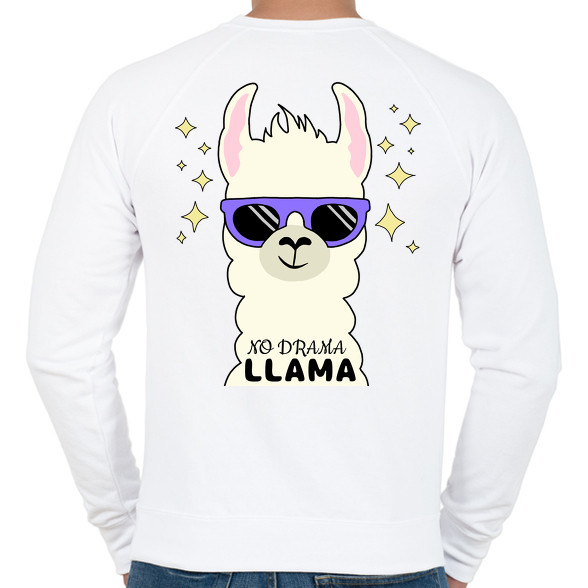 no drama llama-Férfi pulóver