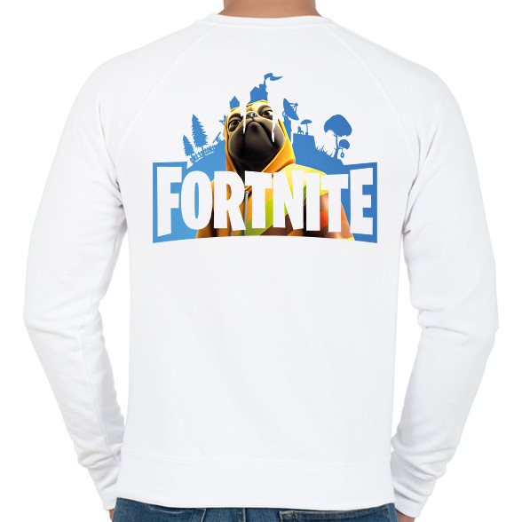 Fortnite Poggo-Férfi pulóver