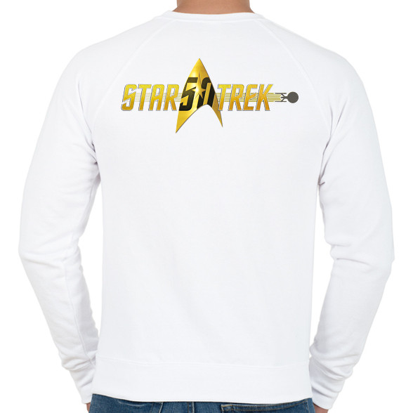 Star Trek logo-Férfi pulóver