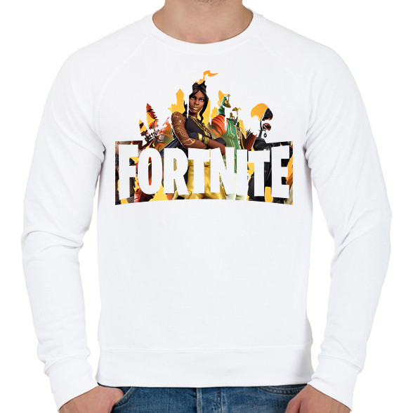 Fortnite-Férfi pulóver