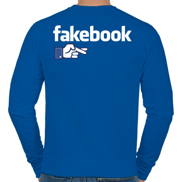 Fakebook-Férfi pulóver