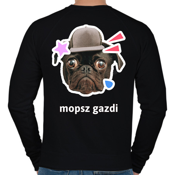 mopsz gazdi 2-Férfi pulóver