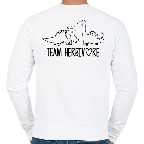 Team herbivore-Férfi pulóver