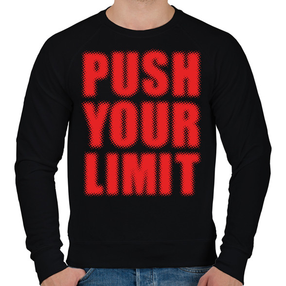 Push your limit-Férfi pulóver