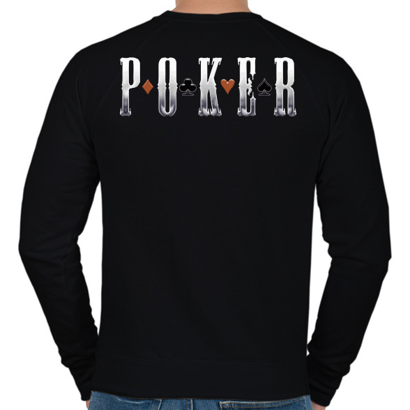 Poker-Férfi pulóver