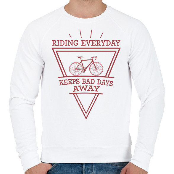 Riding everyday-Férfi pulóver