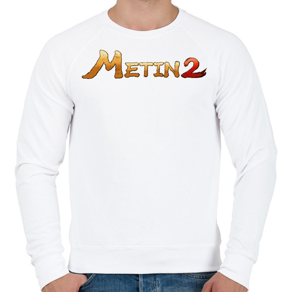 Metin2 logo-Férfi pulóver