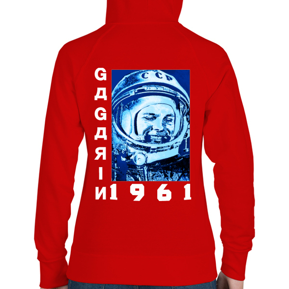 Gagarin 1961-Női kapucnis pulóver