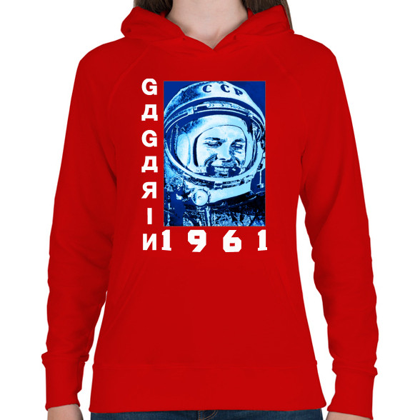 Gagarin 1961-Női kapucnis pulóver