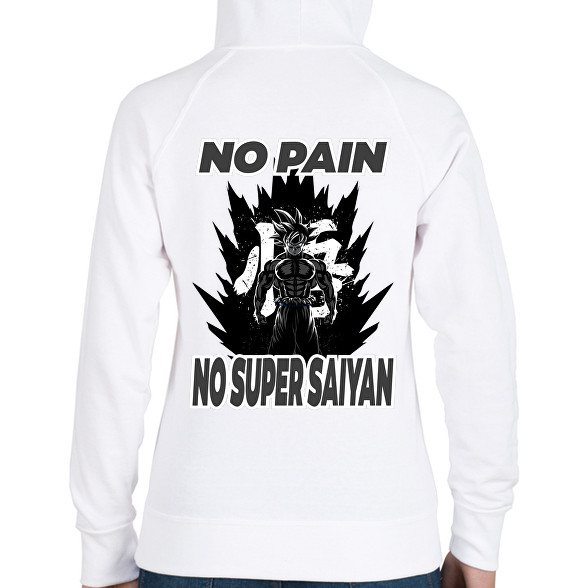 no pain2-Női kapucnis pulóver