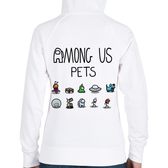 Among us pets-Női kapucnis pulóver