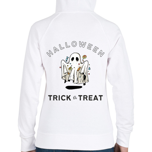 Halloween Trick or Treat-Női kapucnis pulóver