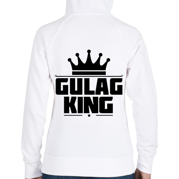 Gulag King-Női kapucnis pulóver