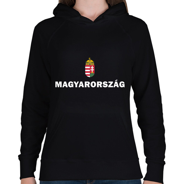 Magyarország-Női kapucnis pulóver