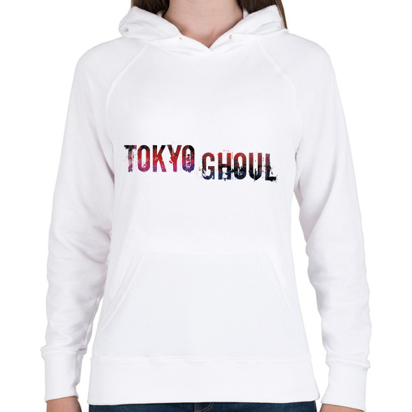 Tokyo Ghoul logo-Női kapucnis pulóver