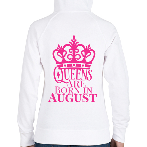 A királynők augusztusban születnek-Női kapucnis pulóver